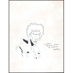 Comes / Dédicace de Silence par Didier Comes / 1980